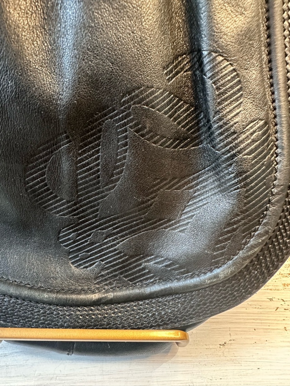 Loewe Black Leather Crescent Crossbody - Picture 2 of 11